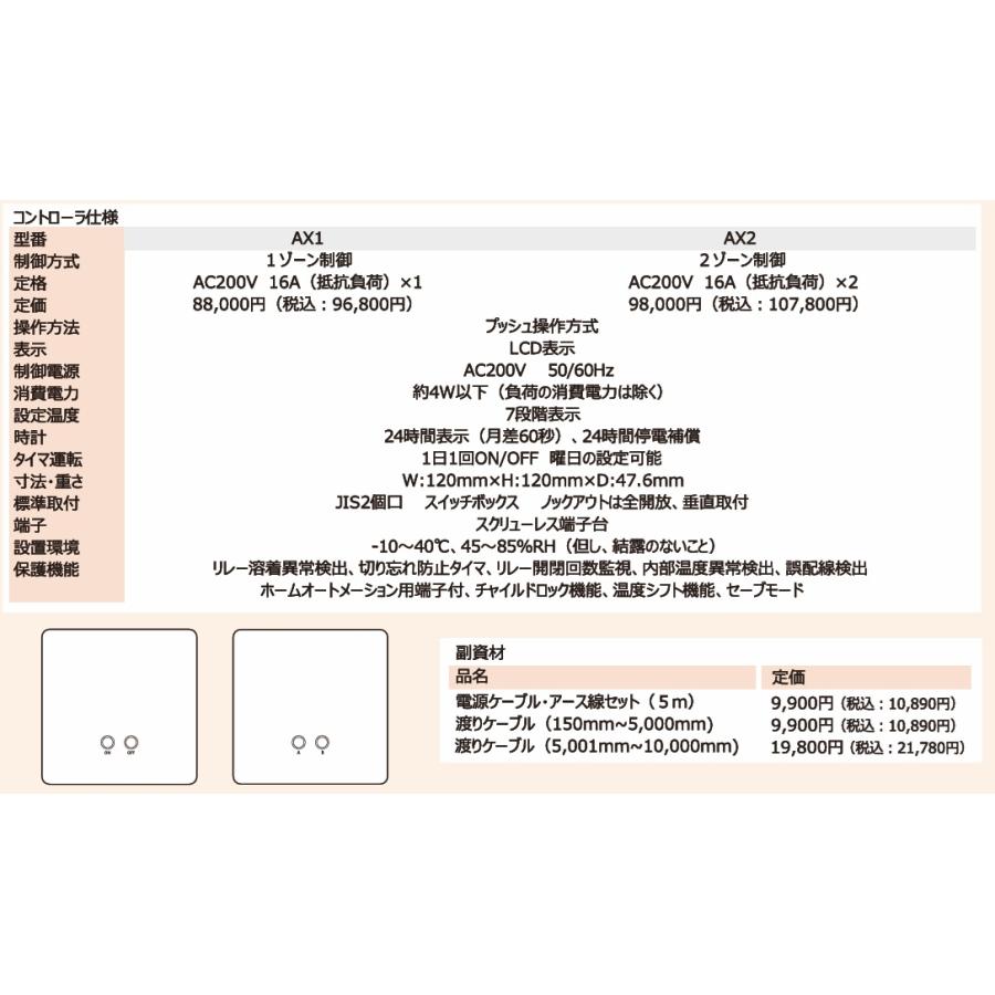 硬質断熱材一体型床暖房】アルシステム電気式床暖房システム
