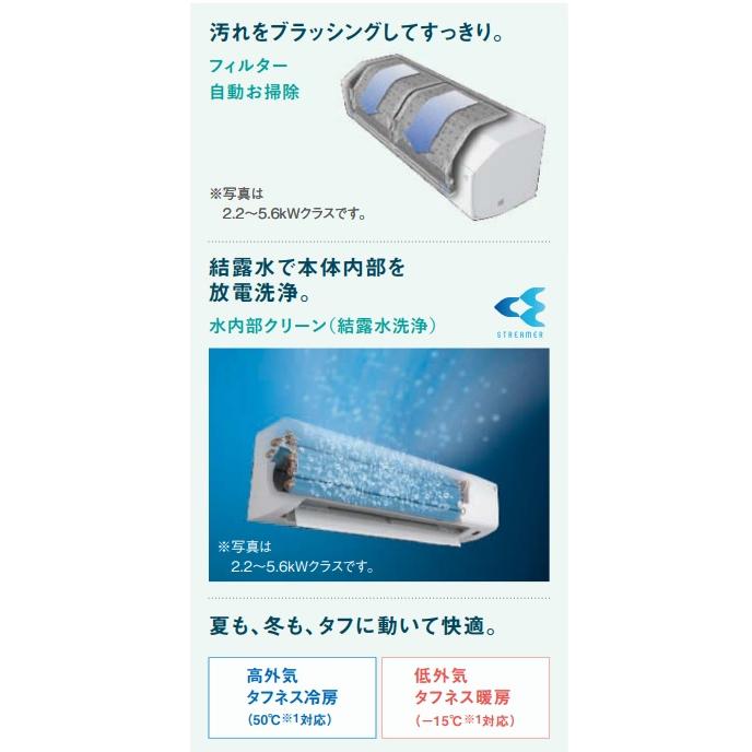 ダイキン エアコン 6畳用　本体 S224ATCS-W S224ATES-W ダイキン ルームエアコン ◇ (おもに6畳用)【当店おすすめ