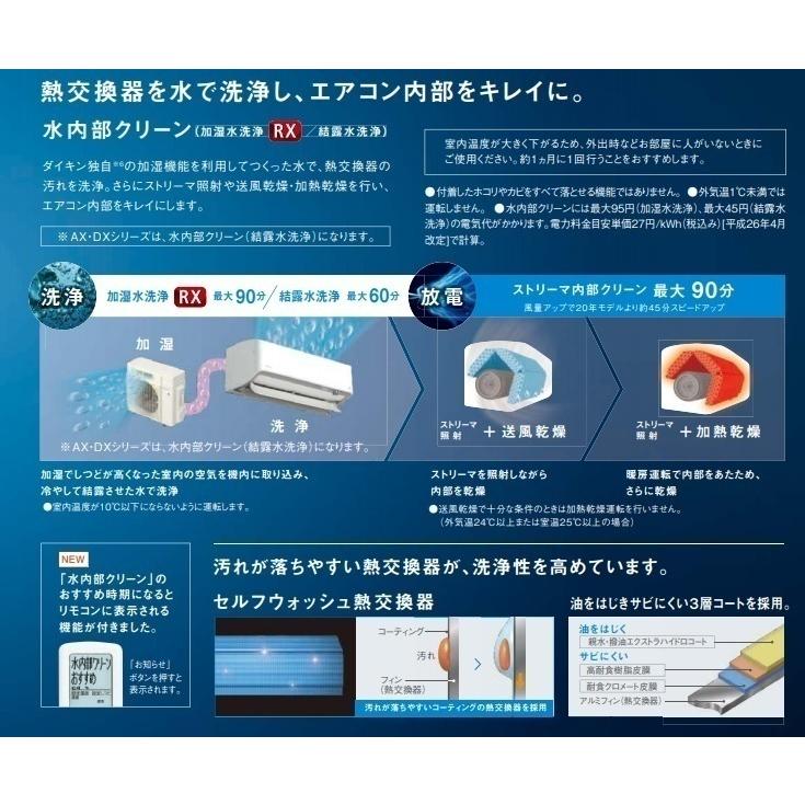 うるさらX ダイキン ルームエアコンRXシリーズ5.6KW S56ZTRXP-W
