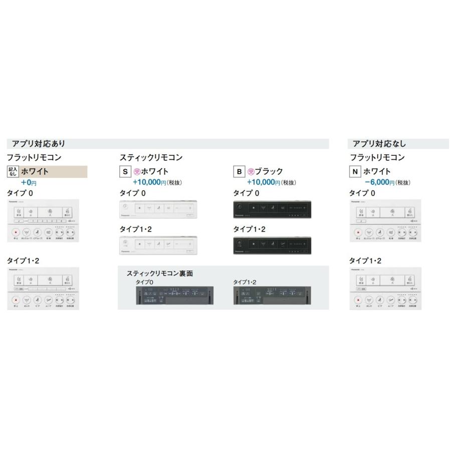 パナソニックアラウーノL150シリーズ タイプ0アプリ対応無 パナソニックアラウーノL150シリーズ タイプ0アプリ対応無