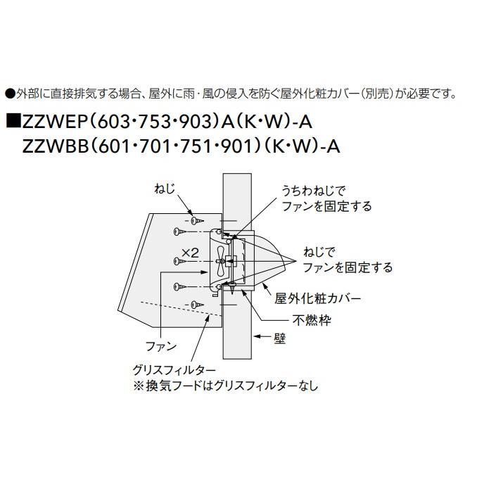 クリナップ クリナップ深型レンジフード(プロペラファン)本体 間口900X