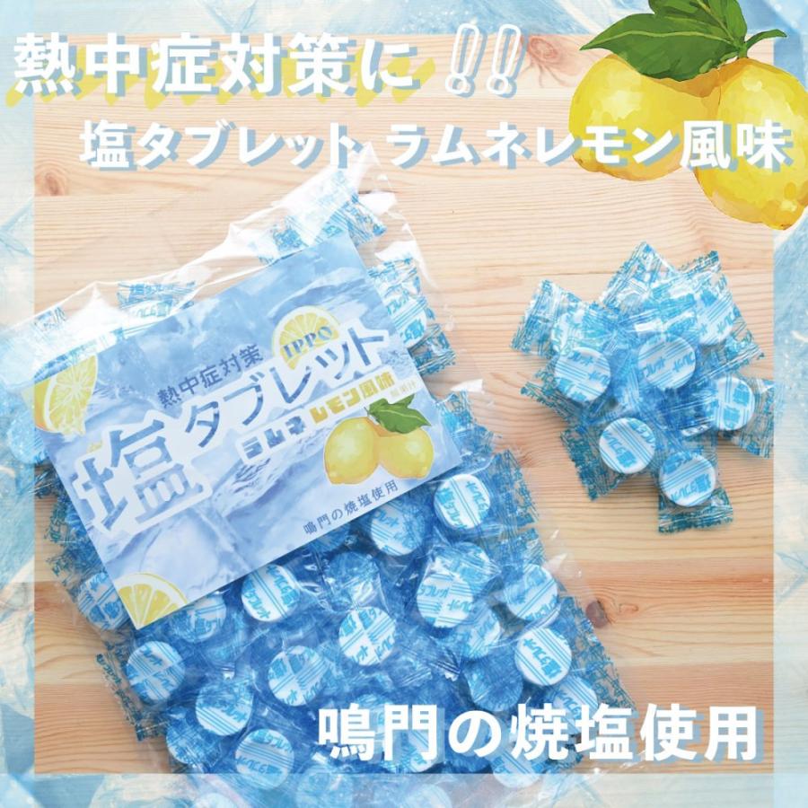 塩タブレット ラムネ 熱中症対策 レモン風味 驚異の口どけ 塩分チャージ 270ｇ 約80粒入り 家庭用サイズ の商品画像
