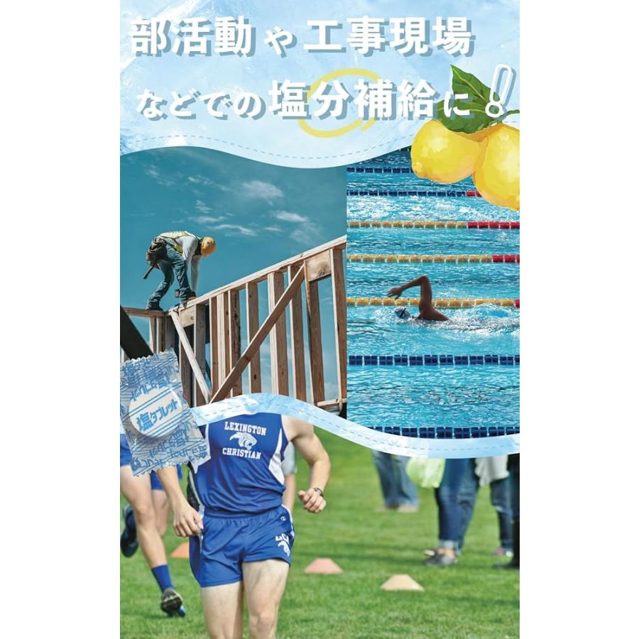 塩タブレット レモン味 700g 業務用 個包装で約200粒入 塩分補給 熱中