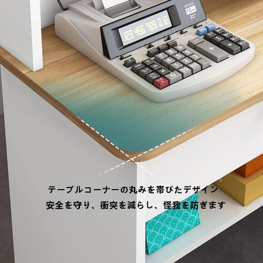 新品　レジカウンター 受付カウンターデスク 小型受付　おしゃれテーブル 商談テーブルシンプルなカウンター 受付カウンター レジ カウンター