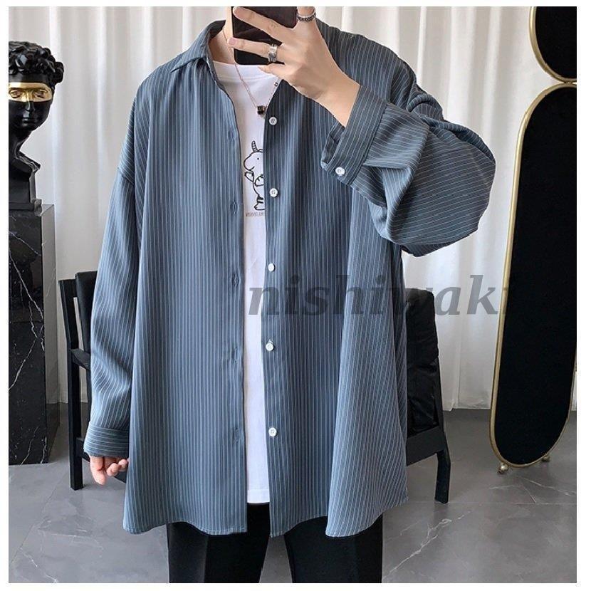 激安 シャツ メンズ ネクタイ付き 春秋冬 薄手 ゆったり 韓国ファッション ビジネス フォーマル 通勤通学 ストライプ カジュアルシャツ 長袖 長袖 商品到着後レビューと評価を書く 問い合わせページ にご連絡すれば850を返金対応 Www Mindthevoice Be