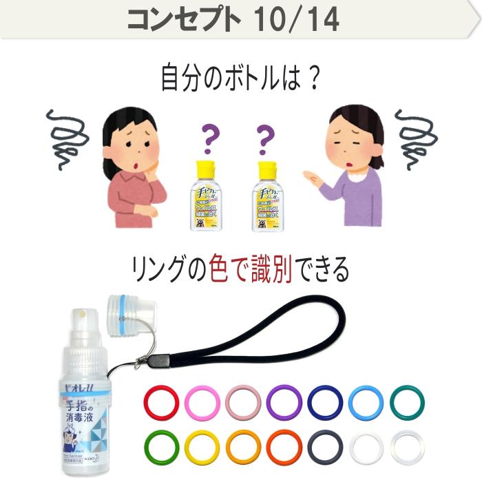 カラーマーク スプレーボトル ホルダー 手ピカジェル ハンドジェル