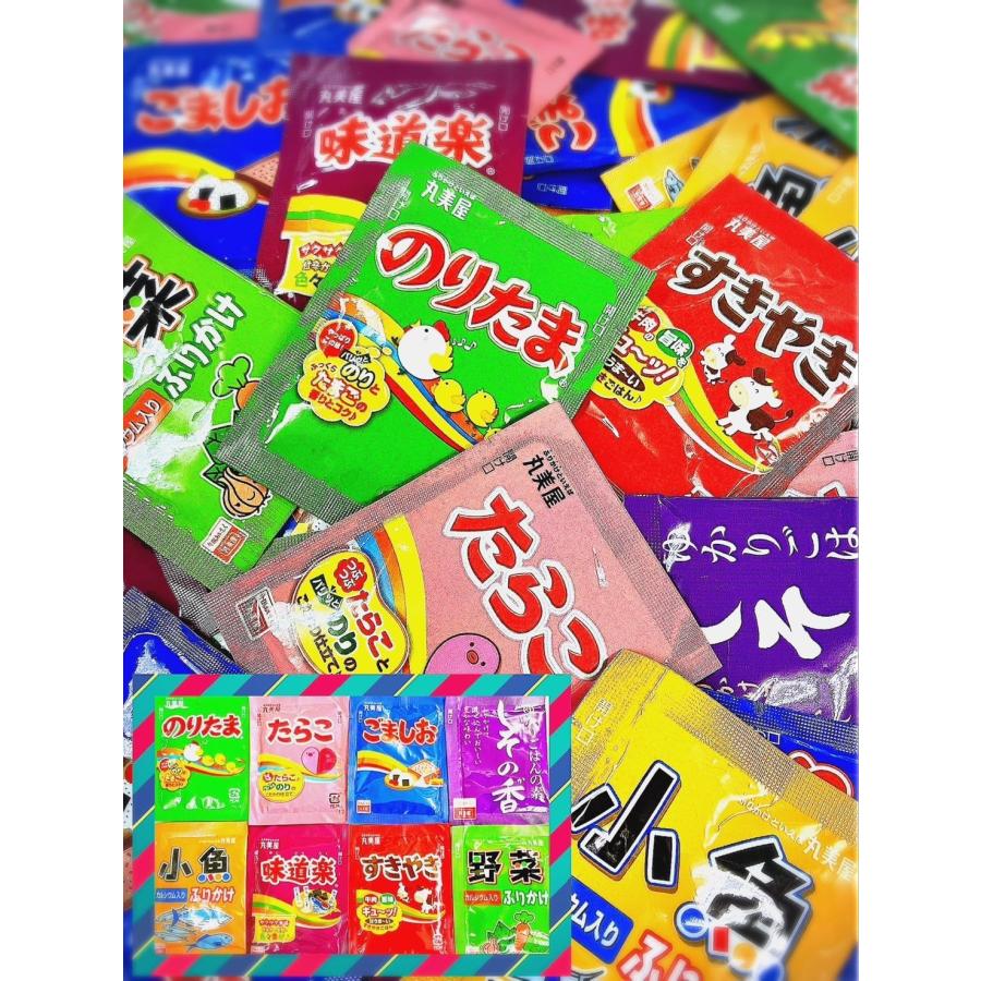 丸美屋 ふりかけ 定番 8種 128袋セット のりたま 味道楽 すきやき