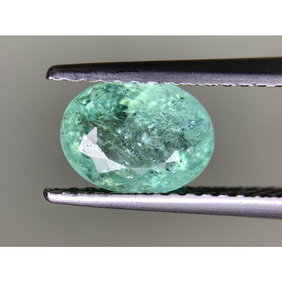 パライバトルマリン 1.30ct GIA宝石鑑別書付き 7.97mm×6.13mm×3.94mm 