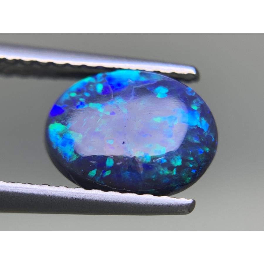 ブラックオパール 天然 1.622ct ※カン有り 中央宝石ソーティング付き
