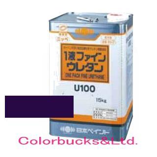 NIPPON PAINT 1液ファインウレタンU100 15kg バイオレット 日本 