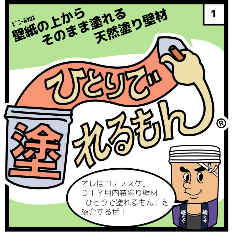 天然塗り壁材 ひとりで塗れるもん こて爺 （カーミーブラウン） 22KG