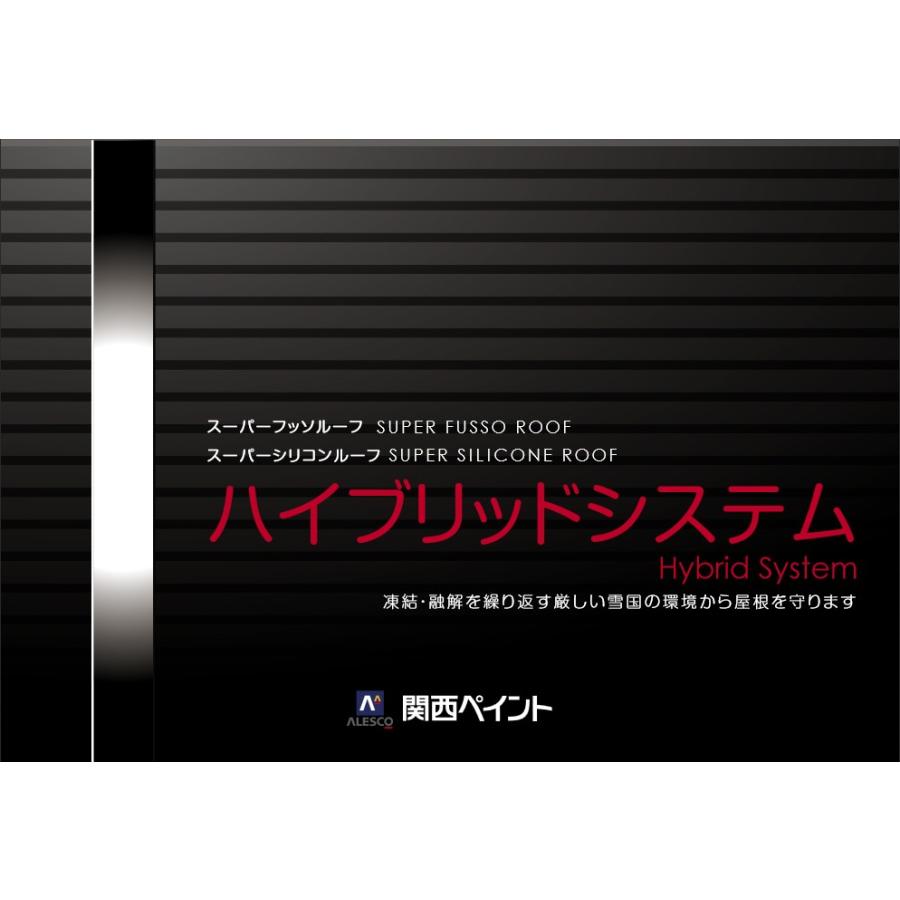 【2本セット】 ALESCO関西ペイント スーパールーフハイブリッド硬化剤　0.9kg 2本セット 硬化剤のみ