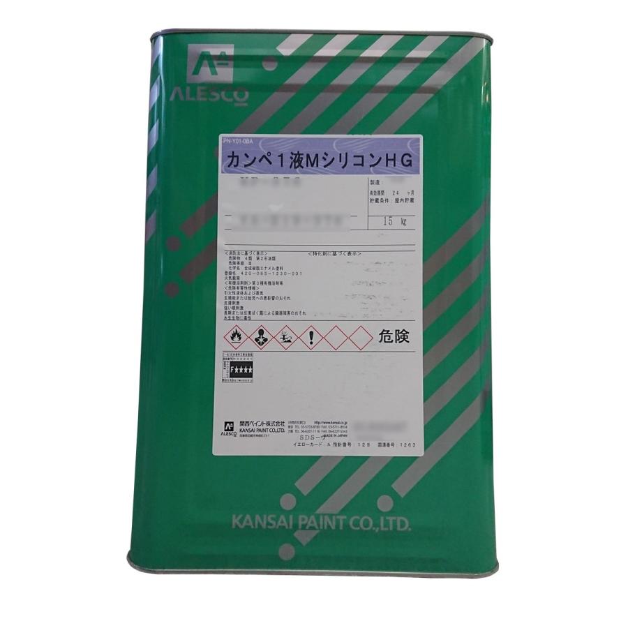 関西ペイント 1液MシリコンHG 15kg 白 : Colorbucks&Ltd. - 通販