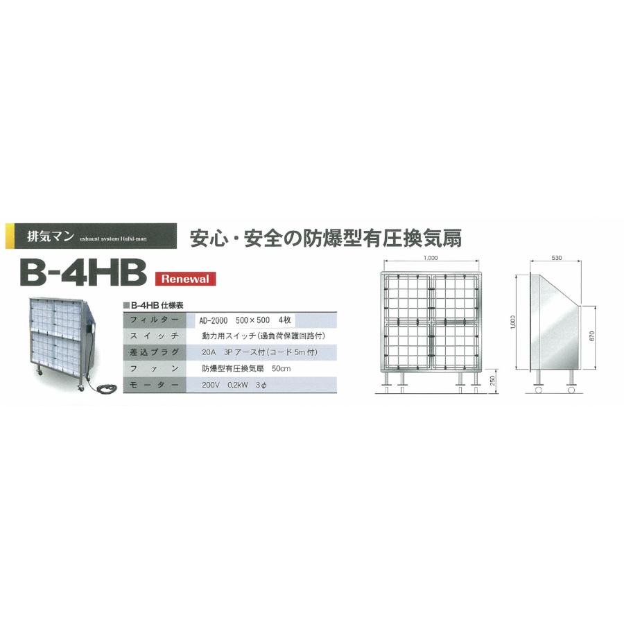 アンデックス 小型排気マン B-4HB : b-4hb : Colorbucks&Ltd. - 通販