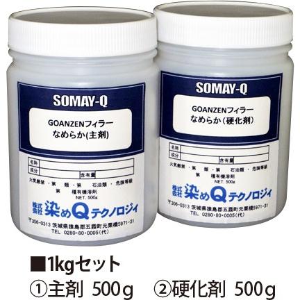 染めQ 染めQテクノロジィ GOANZENフィラー なめらか 1Kgセット 全3色 