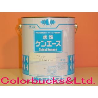 NIPPON PAINT 日本ペイント 水性ケンエース 4kg ツヤ消し 白 水性反応 