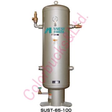 アネスト岩田 SUST-65-100 コンプレッサー補助空気タンク(ステンレス製 