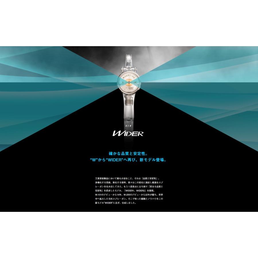 アネスト岩田 スプレーガン 圧送式 WIDER1-13E2P 1.3口径 本体