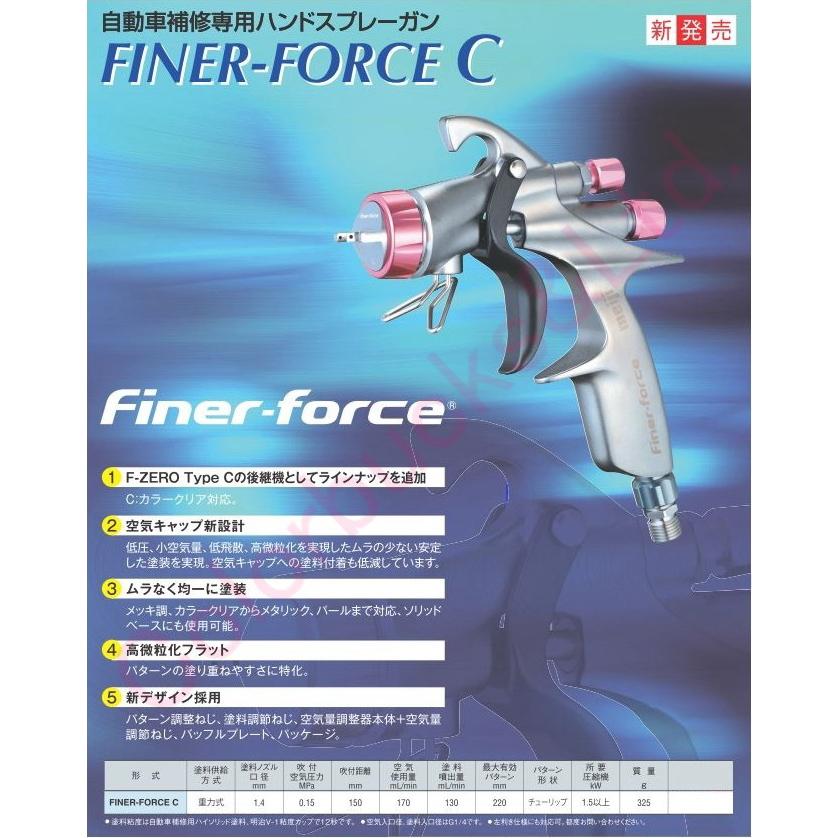 □マイナーチェンジモデル【FINER-FORCE TypeC】1.4mm口径【ファイナー