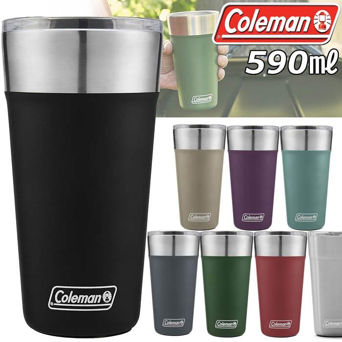 Coleman 【蓋付き】☆Coleman 二重構造 真空断熱 タンブラー 大 Coleman 【蓋付き】☆Coleman 二重構造 真空断熱 タンブラー 大