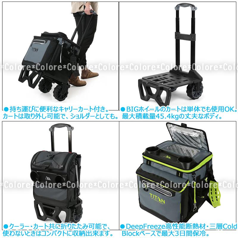 ☆TITAN キャスター付き 2WAY クーラーバッグ 22.5L☆CALIFORNIA