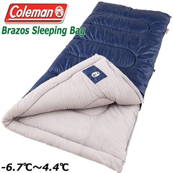 ☆Coleman 寝袋☆コールマン Brazos Cold Weather Sleeping Bag 封筒型