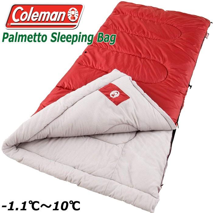 ★Coleman 寝袋★コールマン Palmetto Cool Weather Adult Sleeping Bag 封筒型 コンパクト