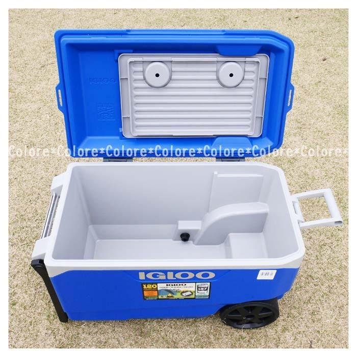 【BIGサイズ】IGLOO キャスター付き 大型クーラーボックス 85L 90QT★イグルー イグロー フリップトゥ FLIP＆TOW COOLER BOX アウトドア キャンプ 業務用｜colore-blueplanet｜06