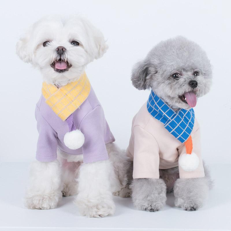 2023A/W【送料無料】犬用 ニット マフラー 犬 猫 かわいい 猫用 ペット