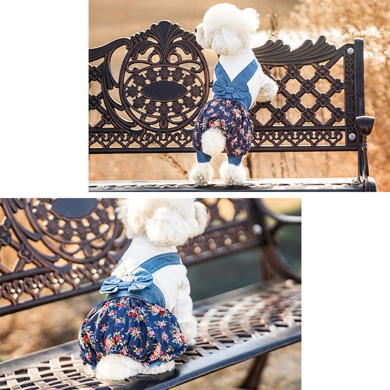 chimocoページです　ダックス　犬服　カボパンロンパース　つなぎ服 楽天市場】犬 服 春 レイヤード風 ボタニカル パンツ つなぎ ダックス