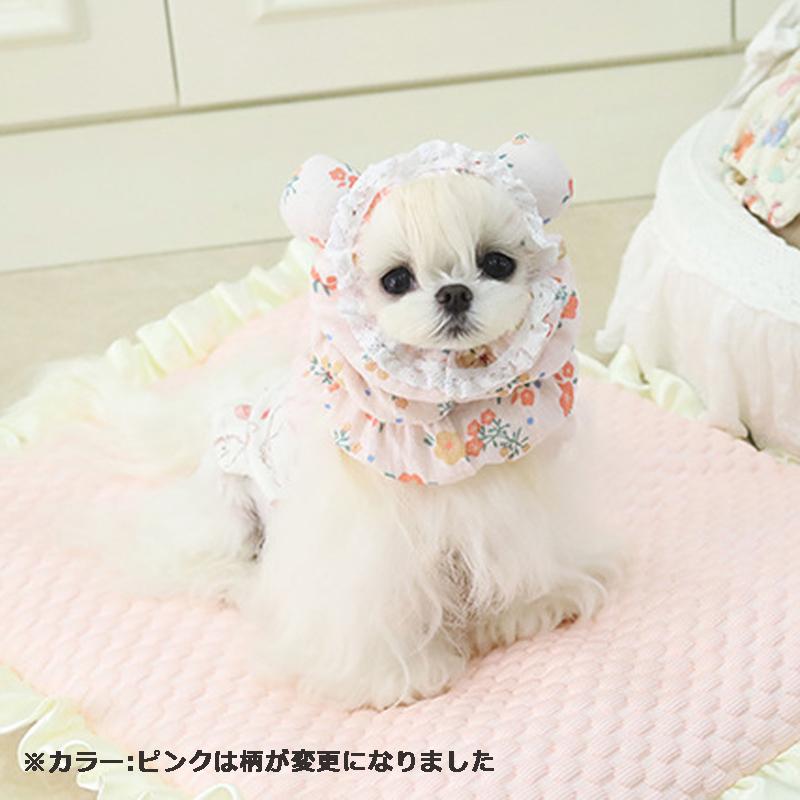 送料無料】パンダ 犬 犬用 ロング スヌード マフラー ペット 防寒 耳