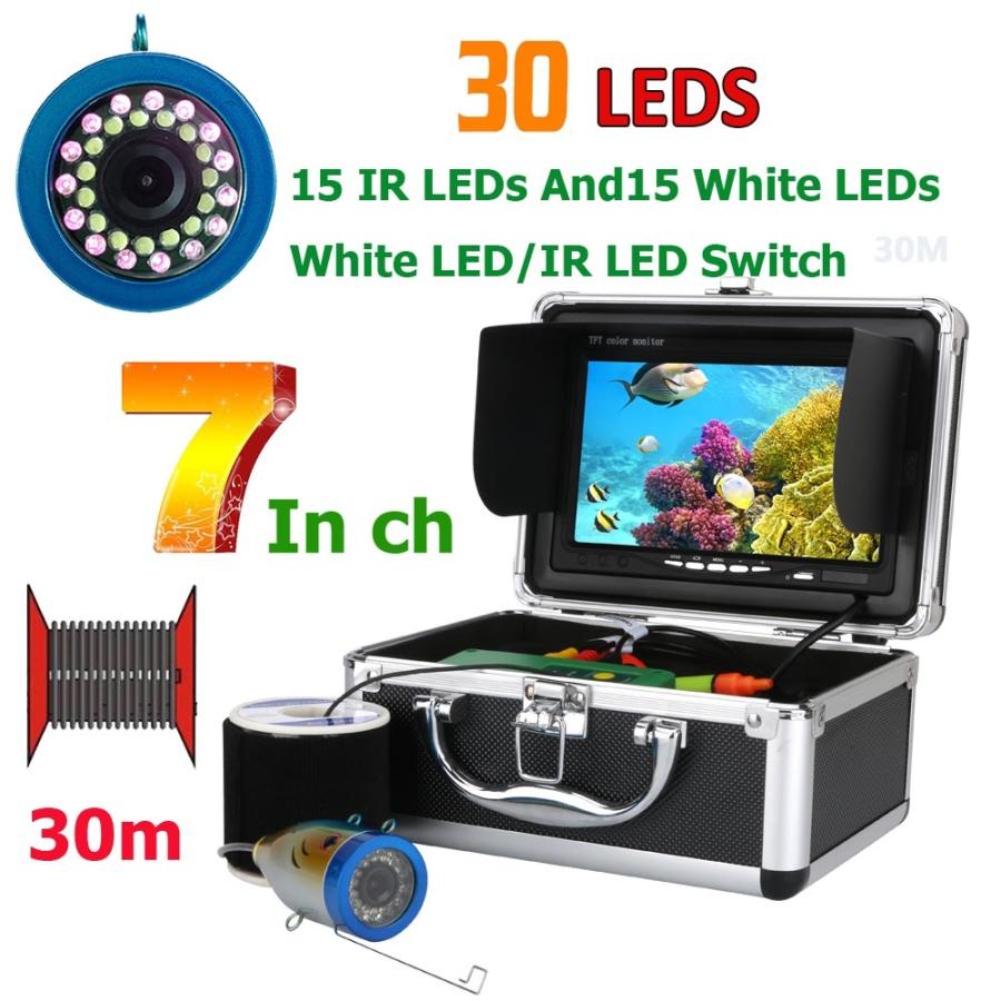 第1位獲得 水中カメラ 7インチモニター 30mケーブル 釣りカメラ 赤外線 Ledライト 30灯 カラー Gamwater 監視養殖 水中探査 湖釣り 水泳 ダイビング シュノーケリング 正規品 Www Muslimaidusa Org