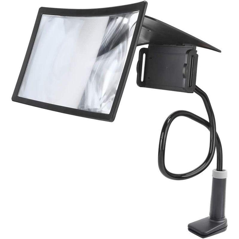 代引き手数料無料 スクリーンアンプ スマホ 画面拡大鏡 L7シェーディングデザイン 曲面スクリーン 小画面アクリル プラスチック アルミニウム合金 眼精疲労軽 新しいコレクション Turningheadskennel Com