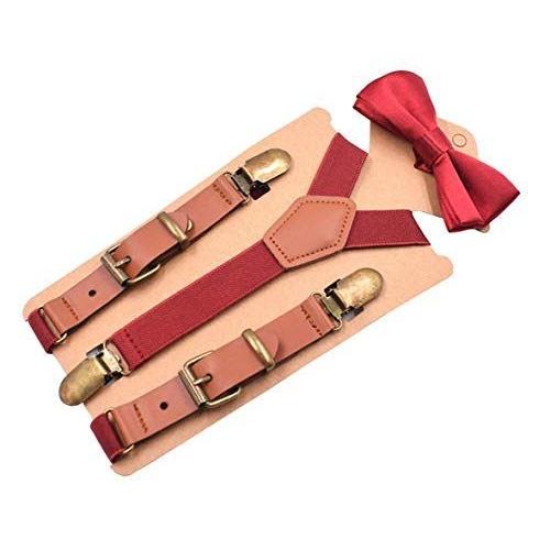 サスペンダー キッズ 赤 蝶ネクタイ セット 子供 女の子 ブランド おしゃれ 人気 ゴム シャツ 男の子 用 カジュアル