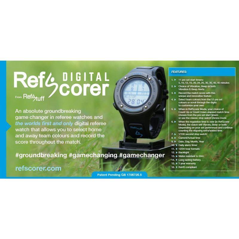 大人気 Refstuff ストラッ スポーツウォッチ レフリータイマー 試合のスコアを記録 デジタルサッカーレフェリーウォッチ Refscorer 健康家電 Fgvmais Com