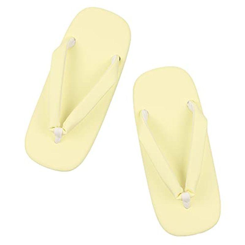 雪駄 メンズ おしゃれ お祭り イエロー ネコポス パステルカラー レザー 本皮 派 浴衣 牛皮底 男性用 着物 草履 足袋 黄色 ｌサイズ ネット限定 男性用