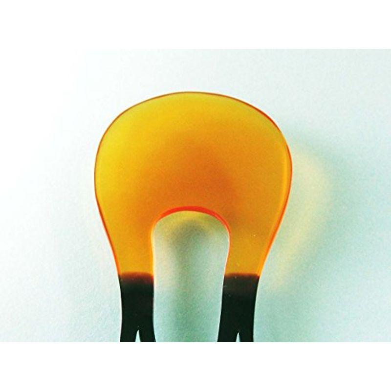 早い者勝ち訳あり！ 本べっ甲 かんざしバチ型 飴色の本鼈甲 しっかりと厚みのある 最高級 ヘア アクセサリー フォーマルな髪型に 【YWU1623262621】(56936円)