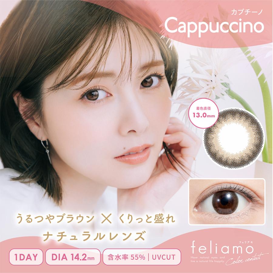 1箱分無料【3箱】feliamo フェリアモ ワンデー 14.2mm 14.5mm 1day 10枚 1日使い捨て カラーコンタクト カラコン 白石麻衣｜colorful-m｜07