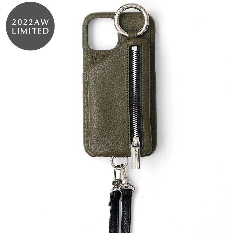 ajew(エジュー) スマホケース cadenas zipphone case shoulder (iPhone13pro, オリーブ)｜colorful-market｜07