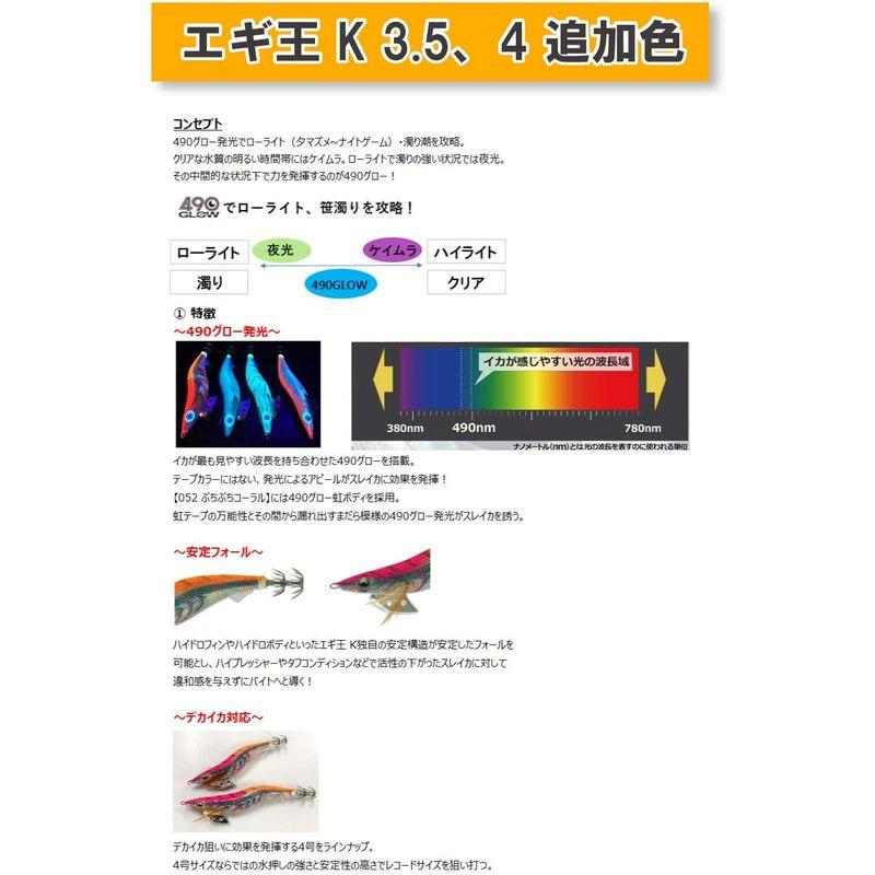 ヤマシタ エギ王 K 3.5号 055 ポイズンパープル｜colorful-market｜02