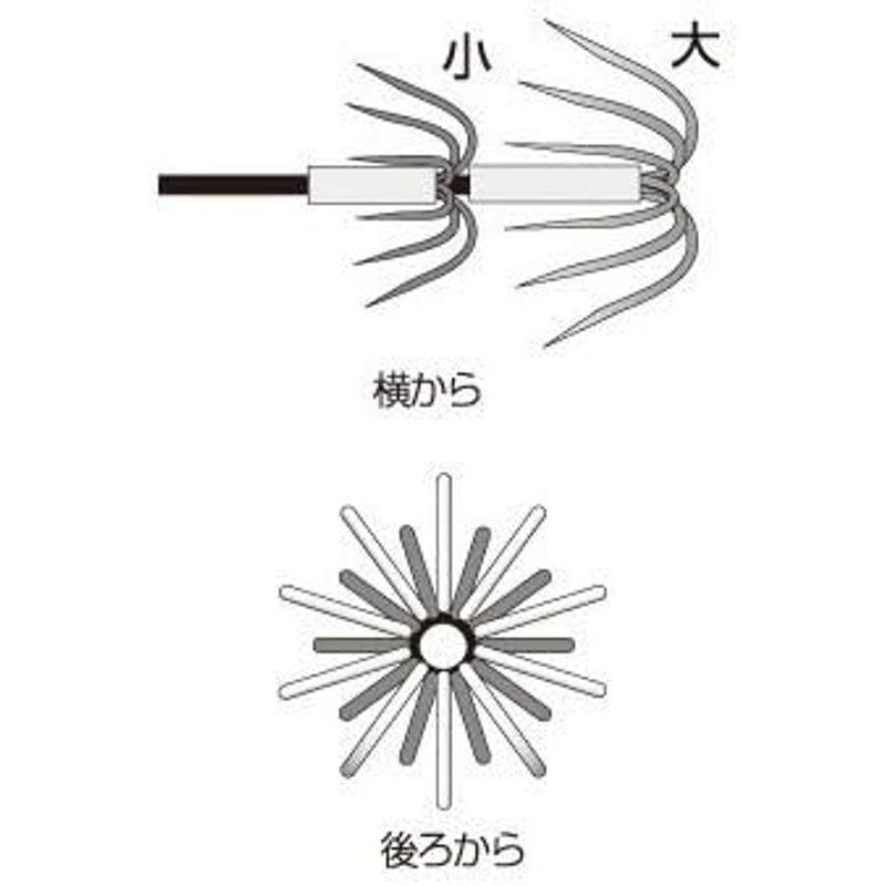 HARIMITSU(ハリミツ) ルアー 墨族替針 フック スレ 全笠 4.5号 V-23 釣り針｜colorful-market｜02