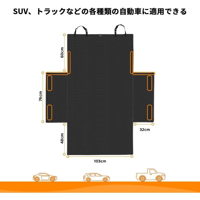 KYG ペット用ドライブシート 新型 トランクマット 多機能ノンスリップマット 犬 シートカバー ペットシート カー用品 車後部座席 車載カ｜colorful-market｜08