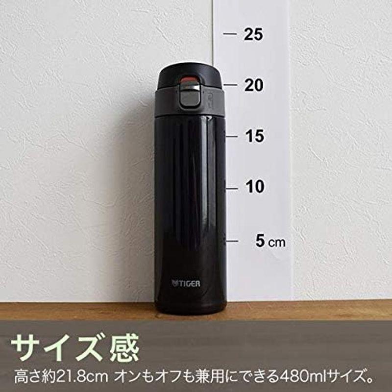 タイガー魔法瓶 水筒 TIGER マグボトル 480ml サハラ ワンタッチ 軽量 MMJ-A482KJ ブラック｜colorful-market｜10