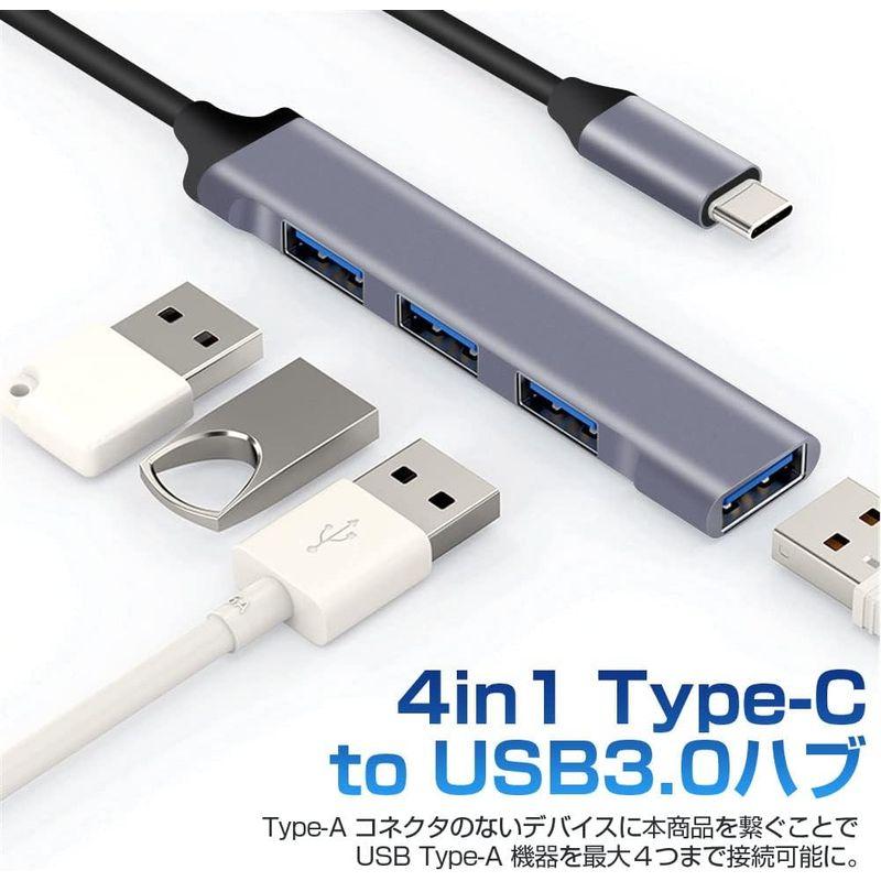 Besince USBハブ Type-C to USB3.0 1ポート USB2.0 3ポート 最大伝送速度5Gbps USB2.0/1.1｜colorful-market｜06