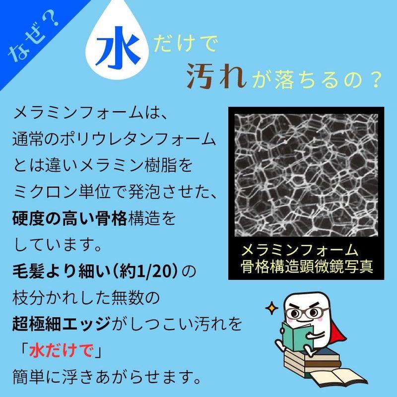 レック 激落ちくん しぼれる のびーる バスクリーナー (メラミンスポンジ) 水だけで湯アカを落とす S-796｜colorful-market｜07