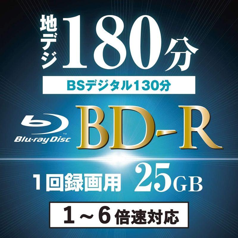 山善 キュリオム BD-R (1回録画用) (片面1層/1-6倍速/50枚スピンドル) 25GB BD-R50SP｜colorful-market｜03