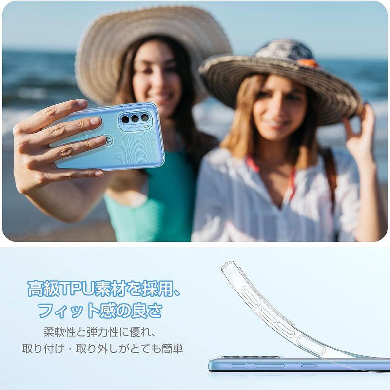 Galaxy A22 5G SC-56b用のケース 耐衝撃 カバー docomo ギャラクシー a22スマホケース シンプル 透明 クリア｜colorful-market｜02