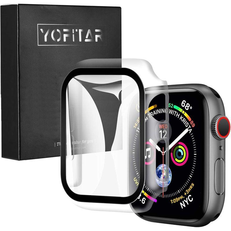 YOFITAR Apple Watch 用 ケース series6/SE/5/4 44mm アップルウォッチ保護カバー ガラスフィルム 一体｜colorful-market｜05