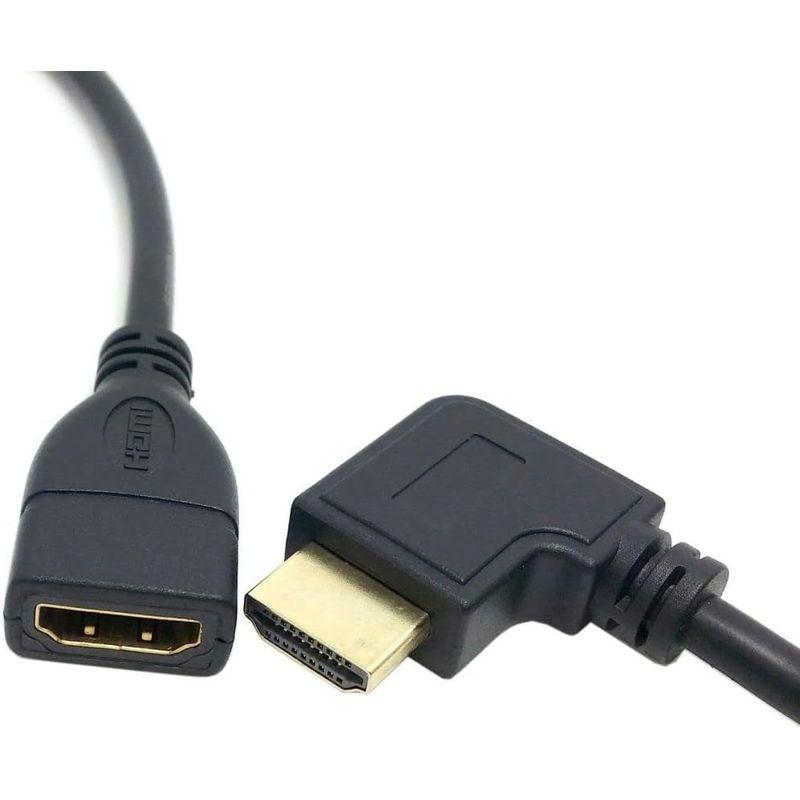 CY左角度付き90度コネクタHDMI 1.4?with Ethernet &amp; 3dタイプAオスto aメス延長ケーブル0.5?M｜colorful-market｜06