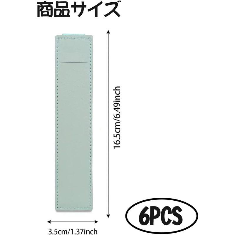 Doyime ペンホルダー 手帳用 6個 ペンケース 伸縮バンド付き ペンホルター ブックバンドペンケース puレザー ブックバンド 手帳｜colorful-market｜07